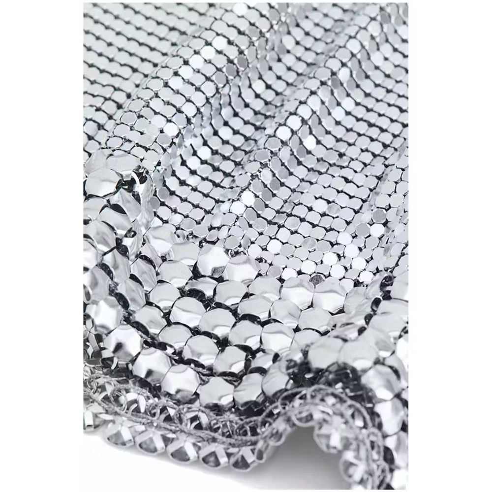 rabanne X H&M silver top